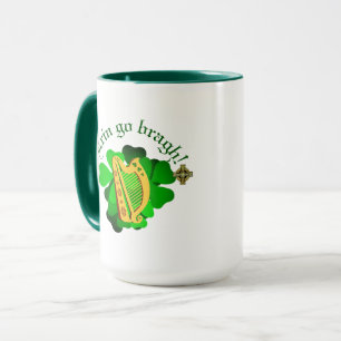 Taza Irlanda para siempre/Erin ir bragh/ harp