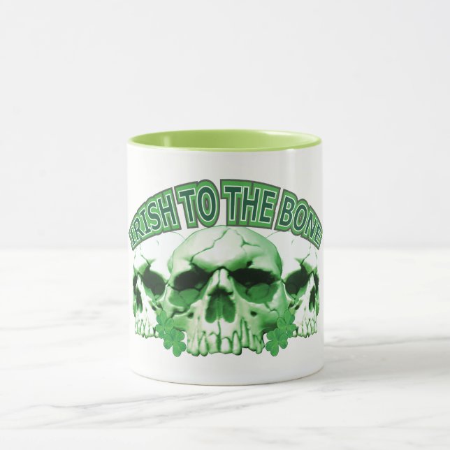 Taza Irlandés al cráneo óseo (Centro)