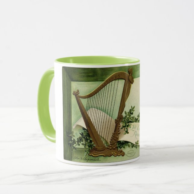 Taza Irlandés del vintage (Anverso izquierdo)