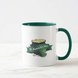 Taza Irlandés gracioso "St Patrick's Day Pot of Gold"