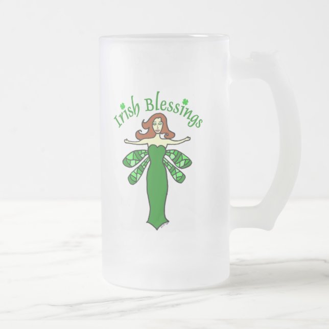 Taza irlandesa de la hada de las bendiciones (Derecha)