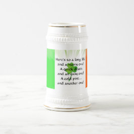 Taza irlandesa de Stein de la tostada