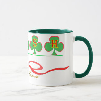 Taza irlandesa del campanero del navidad