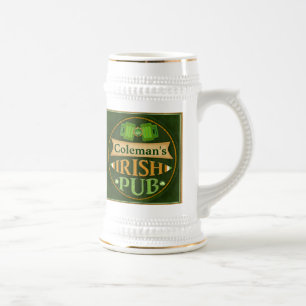 Taza irlandesa del Pub del día de St Patrick