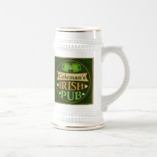 Taza irlandesa del Pub del día de St Patrick