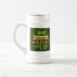 Taza irlandesa del Pub del día de St Patrick
