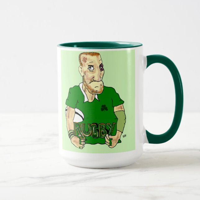 taza irlandesa del rugbi (Derecha)