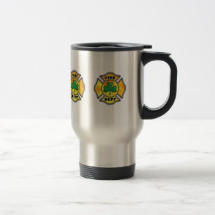Taza irlandesa del viaje del bombero
