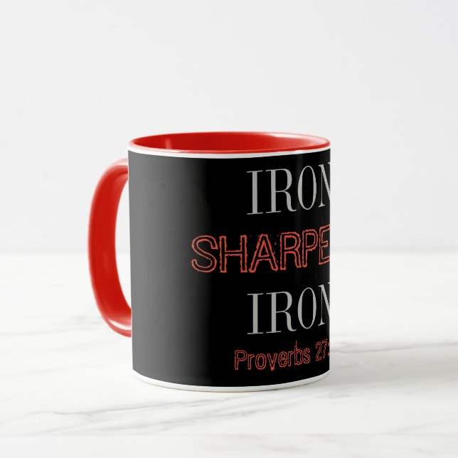 Taza IRON SHARPENS HIERRO + Mug (Anverso izquierdo)