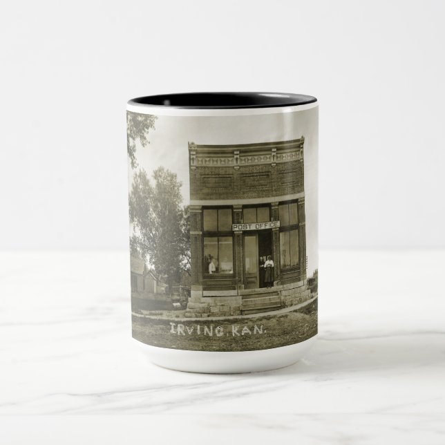 TAZA IRVING KANSAS POST OFFICE FOTO MARSHALL COUNTY KS (Centro)