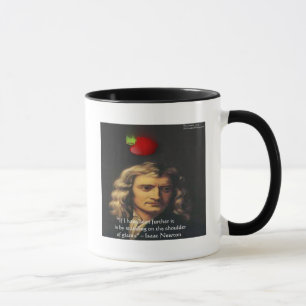 Taza Isaac Newton "Hombros de Gigantes" Regalos de Sabi