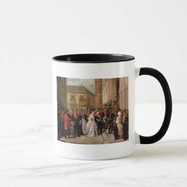 Taza Isabel II de España y de su marido (Derecha)