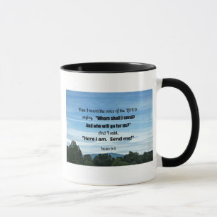Taza Isaías 6:8 Entonces oí la voz de Jehovah