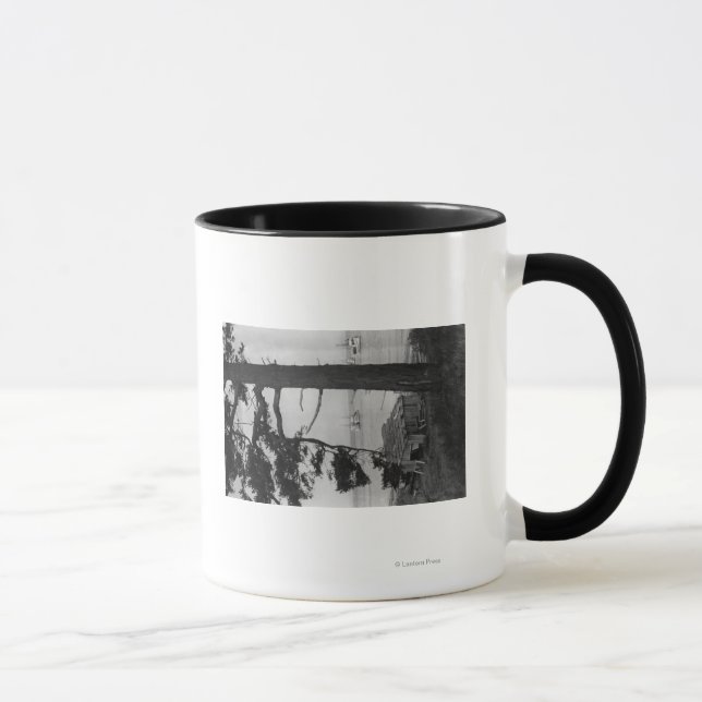 Taza Isla de López, WA - Pescadores En Bahía (Derecha)