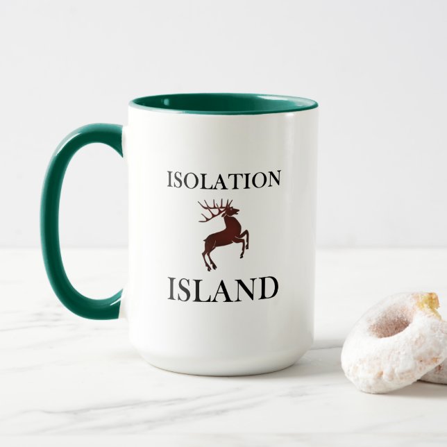 Taza Isla del Aislamiento (Con donut)