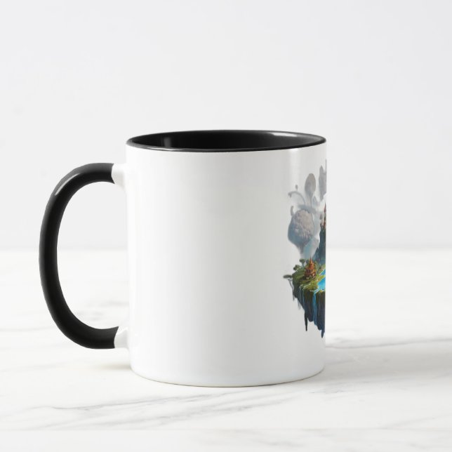 Taza isla flotante (Izquierda)