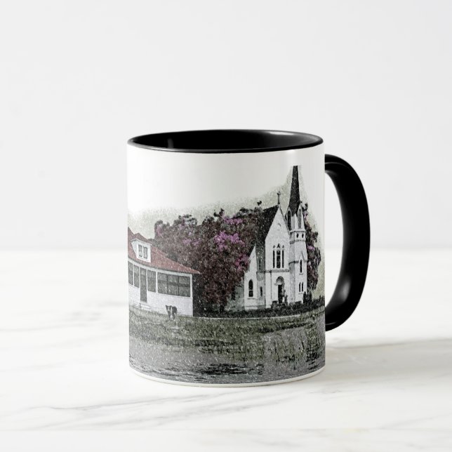 Taza Isla Harsens, tormenta invernal de 1925 en Michiga (Anverso derecho)