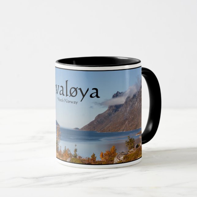 Taza Isla Kvaloya Noruega (Anverso derecho)