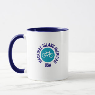 Taza Isla Mackinac Michigan Ciudad natal Café Mug