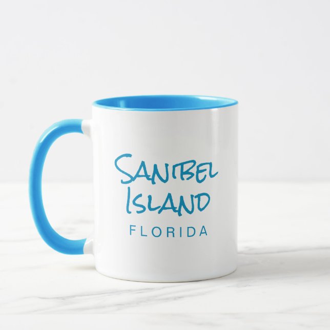Taza Isla Sanibel Florida Café Mug (Izquierda)