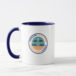Taza Isla Sanibel Florida Café Mug