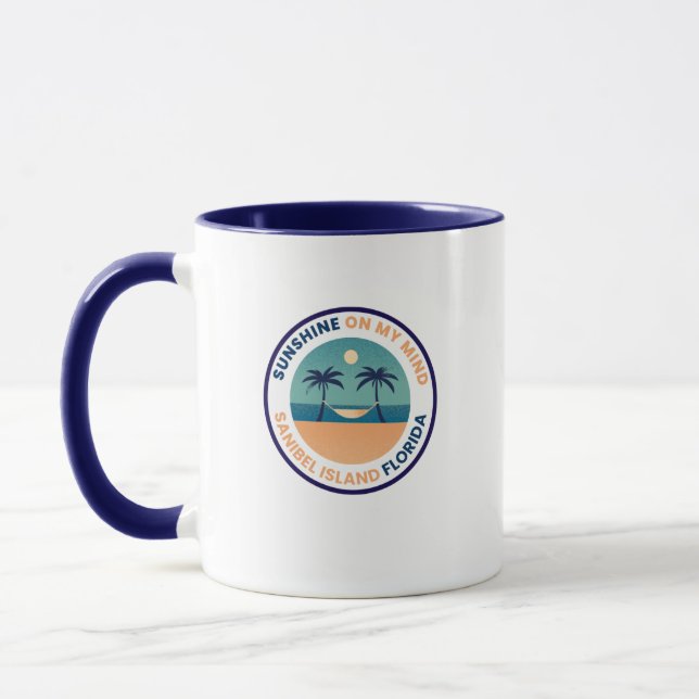 Taza Isla Sanibel Florida Café Mug (Izquierda)