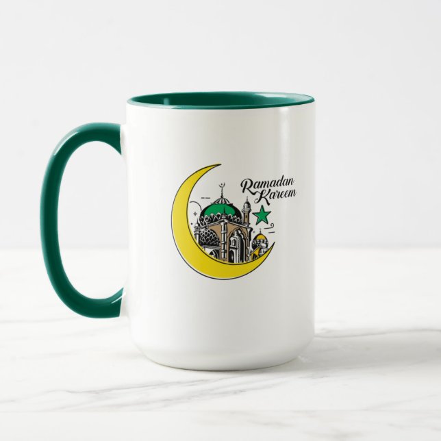 Taza islámica Ramadan Kareem (Izquierda)