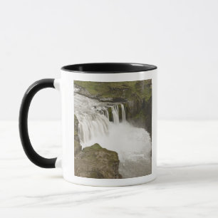 Taza Islandia. Catarata Hafragilsfoss en