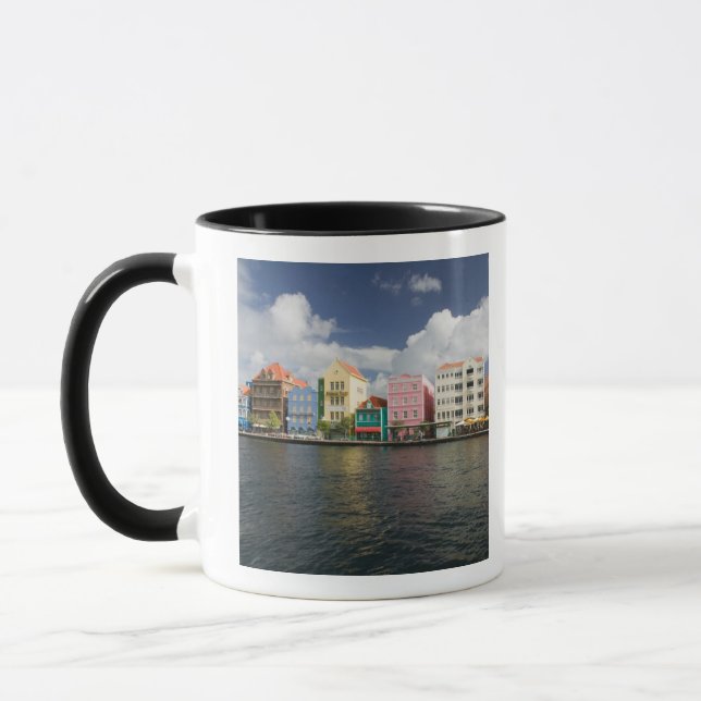Taza Islas ABC, CURACAO, Willemstad: Frente de Harborfr (Izquierda)