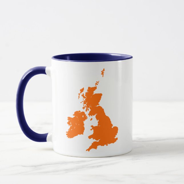 Taza Islas Británicas - Naranja (Izquierda)