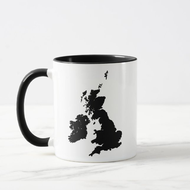 Taza Islas Británicas - Negro (Izquierda)