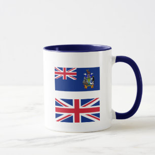Taza Islas de Falkalnd - isla del sur de Georgia