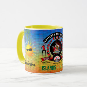 Taza Islas en el sol Trinbago recuerdo
