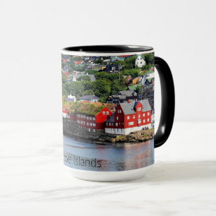 Taza Islas Feroe, vistas panorámicas de Torshavn