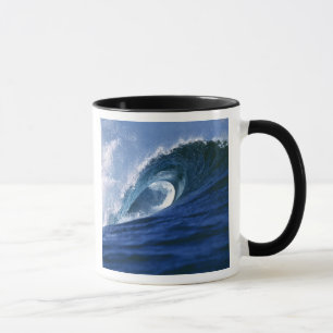 Taza Islas Fiji, Tavarua, Cloudbreak. Una ola