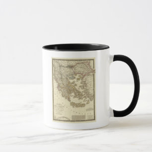 Taza Islas griegas modernas, Albania, Macedonia