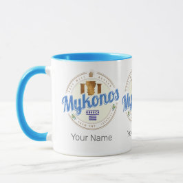 Taza Islas Mykonos Cyclades Grecia recuerdo de época
