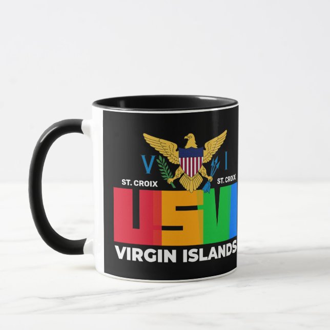 Taza Islas Vírgenes de los Estados Unidos Santa Cruz (Izquierda)