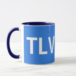 Taza Israel TLV Ben Gurion Airport Mug