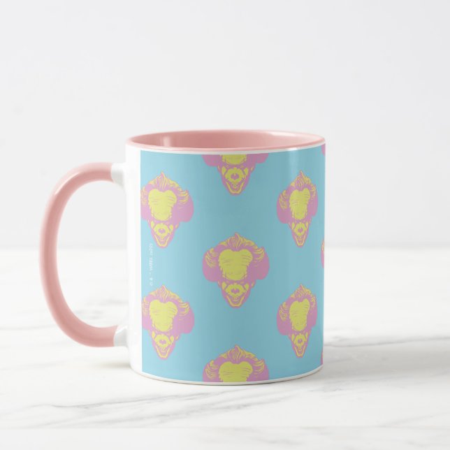Taza IT | Patrón de cabeza Pennywise Pastel (Izquierda)