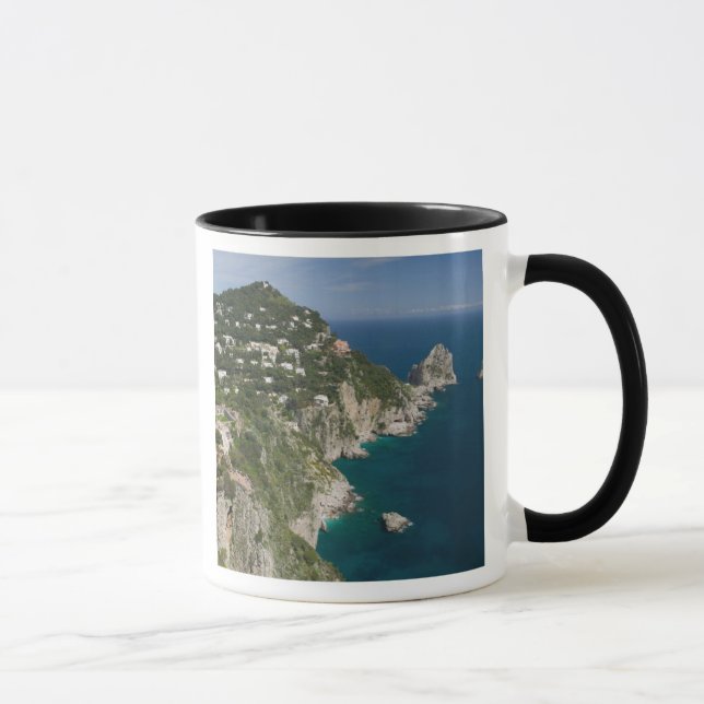 Taza ITALIA, Campania (bahía de Nápoles), CAPRI: (Derecha)