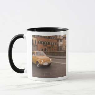 Taza Italia, Florencia. Fiat 800 Rally cruza el Arno