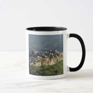 Taza Italia, Sicilia, Enna, Calascibetta, Vista de la m