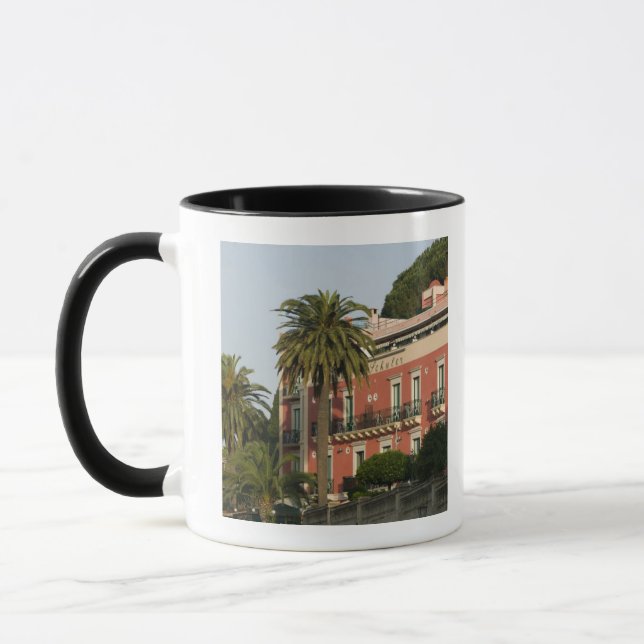 Taza ITALIA, Sicilia, TAORMINA: Hotel Schuler (Izquierda)