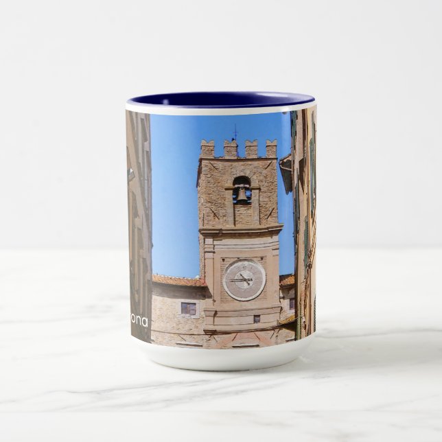 Taza Italia Toscana Cortona. Ayuntamiento (Centro)