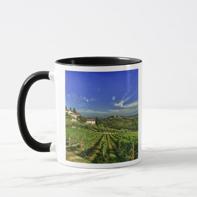 Taza Italia, Toscana, Huelga. Los viñedos de Castello (Izquierda)