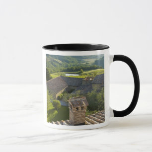 Taza Italia, Toscana. Vista de la villa en la azotea