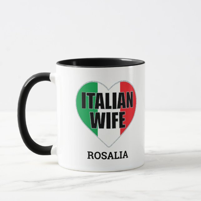 Taza Italia: Un regalo perfecto para tu esposa italiana (Izquierda)
