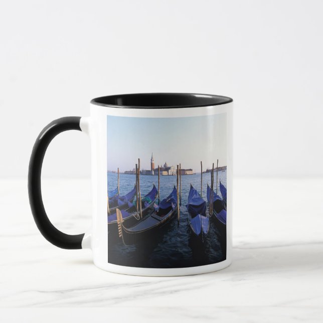 Taza Italia, Veneto, Venecia, Fila de Góndolas y San (Izquierda)