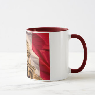 Taza italiana de la bandera